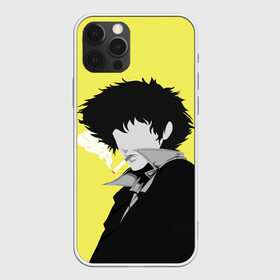 Чехол для iPhone 12 Pro с принтом Cowboy Bebop. Спайк Шпигель в Санкт-Петербурге, силикон | область печати: задняя сторона чехла, без боковых панелей | Тематика изображения на принте: anime | cowboy bebop | manga | spike spiegel | аниме | бибоп | ковбой | ковбой бибоп | космический | космос | манга | ретро аниме | спайк шпигель