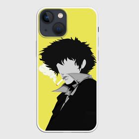 Чехол для iPhone 13 mini с принтом Cowboy Bebop. Спайк Шпигель в Санкт-Петербурге,  |  | anime | cowboy bebop | manga | spike spiegel | аниме | бибоп | ковбой | ковбой бибоп | космический | космос | манга | ретро аниме | спайк шпигель