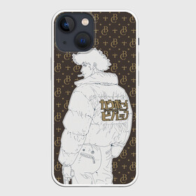 Чехол для iPhone 13 mini с принтом Cowboy Bebop fashion в Санкт-Петербурге,  |  | anime | cowboy bebop | louis vuitton | lv | manga | spike spiegel | аниме | бибоп | ковбой | ковбой бибоп | космический | космос | луи виттон | манга | ретро аниме | спайк шпигель