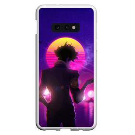 Чехол для Samsung S10E с принтом Cowboy Bebop. Spike Spiegel в Санкт-Петербурге, Силикон | Область печати: задняя сторона чехла, без боковых панелей | anime | cowboy bebop | manga | spike spiegel | аниме | бибоп | ковбой | ковбой бибоп | космический | космос | манга | ретро аниме | спайк шпигель