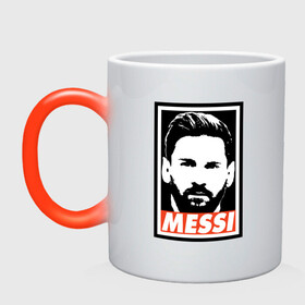 Кружка хамелеон с принтом Obey Messi в Санкт-Петербурге, керамика | меняет цвет при нагревании, емкость 330 мл | argentina | barca | barcelona | football | lionel | messi | spain | sport | аргентина | барса | барселона | гол | золотой мяч | игрок | испания | камп ноу | лионель | месси | мяч | спорт | тренер | футбол | чемпион | чемпионат