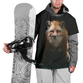 Накидка на куртку 3D с принтом Хитрый Лис в Санкт-Петербурге, 100% полиэстер |  | Тематика изображения на принте: animals | beast | forest | fox | nature | orange | predator | red | животные | зверь | лес | лис | лиса | лисица | лисичка | природа | рыжая | рыжий | фыр | хитрый | хищник