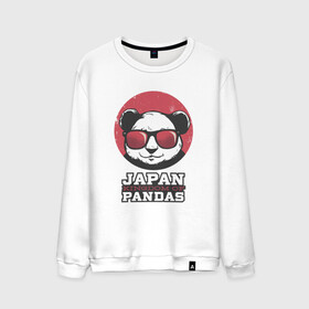 Мужской свитшот хлопок с принтом Japan Kingdom of Pandas в Санкт-Петербурге, 100% хлопок |  | art | japanese | panda | retro look | style | vintage look | арт | винтаж | винтажный стиль | кингдом | королевство | королевство панд | крутая панда в очках | панда | пандочка | ретро стиль | рисунок панды | япония | 