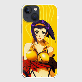 Чехол для iPhone 13 mini с принтом Cowboy Bebop. Фэй Валентайн в Санкт-Петербурге,  |  | anime | cowboy bebop | feye | manga | spike spiegel | valentine | айн | аниме | бибоп | джет блэк | ковбой | ковбой бибоп | космический | космос | манга | ретро аниме | спайк шпигель | фэй валентайн