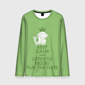Мужской лонгслив 3D с принтом Mizuki play the flute в Санкт-Петербурге, 100% полиэстер | длинные рукава, круглый вырез горловины, полуприлегающий силуэт | akura | kamisama kiss | kitsune | mizuki | nanami | tomoe | yokai | акура | аниме | бог | боги | демон лис | демоны | ёкай | змея | йокай | кицуне | лис | мидзуки | мизуки | нанами | неко | очень приятно бог | томое | томоэ