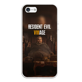 Чехол для iPhone 5/5S матовый с принтом RESIDENT EVIL VILLAGE | РЕ ДЕРЕВНЯ (Z) в Санкт-Петербурге, Силикон | Область печати: задняя сторона чехла, без боковых панелей | Тематика изображения на принте: horror | resident evil | resident evil 8 | village | демитреска | деревня | леди димитреска | обитель зла | резидент эвил | ресидент евил | хоррор