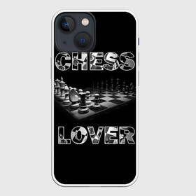 Чехол для iPhone 13 mini с принтом Chess Lover | Любитель шахмат в Санкт-Петербурге,  |  | chess lover | любитель шахмат | шах и мат | шахматные фигуры | шахматы
