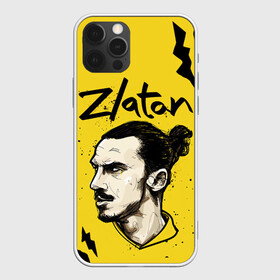 Чехол для iPhone 12 Pro с принтом ЗЛАТАН ИБРАГИМОВИЧ ZLATAN в Санкт-Петербурге, силикон | область печати: задняя сторона чехла, без боковых панелей | football | sport | zlatan ibrahimovic | златан ибрагимович | милан | сборная швеции. zlatan | спорт | футбол