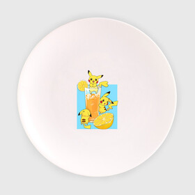 Тарелка с принтом Пикачу в лимонаде в Санкт-Петербурге, фарфор | диаметр - 210 мм
диаметр для нанесения принта - 120 мм | anime | picachu | pikachu | аниме | красная шапочка | милый | пика | пикачу | покебол | покемон