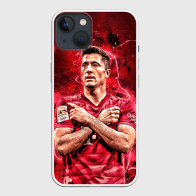 Чехол для iPhone 13 с принтом Левандовски | Lewandowski | 9 в Санкт-Петербурге,  |  | 9 | ball | bayern | fc | fifa | footbal | lewandowski | munchen | pes | robert | soccer | бавария | левандовски | лига | мюнхен | мяч | мячик | поле | польша | роберт | спорт | форма | футбол | футболист | футбольная | футбольный | чемпион |