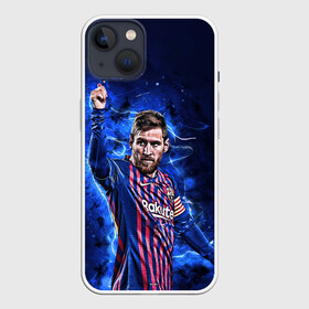 Чехол для iPhone 13 с принтом Lionel Messi | Barcelona | 10 в Санкт-Петербурге,  |  | 10 | argentina | barcelona | fc | fifa | footbal | leo | lionel | messi | soccer | аргентина | барселона | лео | лига | лионель | месси | мяч | мячик | поле | спорт | форма | футбол | футболист | футбольная | футбольный | чемпион