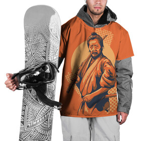 Накидка на куртку 3D с принтом Самурай в Санкт-Петербурге, 100% полиэстер |  | Тематика изображения на принте: боевое искусство | буси | бусидо | искусство | самурай | феодалы | япония