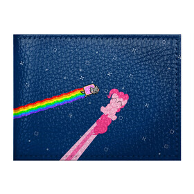 Обложка для студенческого билета с принтом Nyan cat x Pony в Санкт-Петербурге, натуральная кожа | Размер: 11*8 см; Печать на всей внешней стороне | Тематика изображения на принте: my little pony | nyan cat | дружба это чудо | единорог | единороги | май литл пони | мульт | мультфильм | нян кэт