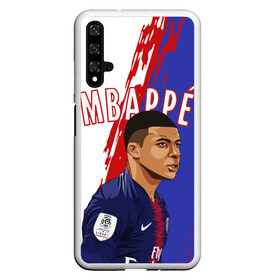 Чехол для Honor 20 с принтом КИЛИАН МБАППЕ / KYLIAN MBAPPE в Санкт-Петербурге, Силикон | Область печати: задняя сторона чехла, без боковых панелей | Тематика изображения на принте: football | kylian mbapp lottin | sport | килиан мбаппе | пари сен жермен | сборная франции. | спорт | футбол