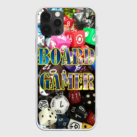 Чехол для iPhone 12 Pro Max с принтом Board Gamer Настольщик в Санкт-Петербурге, Силикон |  | board gamer | board games | games | игры | кубики | настольные игры | настольщик