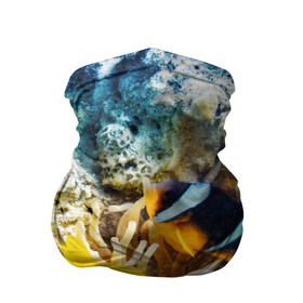 Бандана-труба 3D с принтом Морской мир в Санкт-Петербурге, 100% полиэстер, ткань с особыми свойствами — Activecool | плотность 150‒180 г/м2; хорошо тянется, но сохраняет форму | вода | море | морская вода | морские животные | морские жители | морской мир | океан | рыбки | рыбы