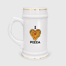 Кружка пивная с принтом I LOVE PIZZA | Я ЛЮБЛЮ ПИЦЦУ (Z) в Санкт-Петербурге,  керамика (Материал выдерживает высокую температуру, стоит избегать резкого перепада температур) |  объем 630 мл | affection | cardiac | fondness | heart | i love pizza | love | loving | pizza | еда | любимая | любимый | любовь | любоф | любофф | любофь | надписи | надпись | пицца | сердечко | сердце | сердцевина | сердчишко
