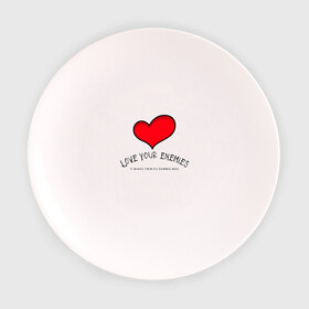 Тарелка с принтом Love your в Санкт-Петербурге, фарфор | диаметр - 210 мм
диаметр для нанесения принта - 120 мм | beautiful | happy | love | жизнь | красота | любовь | москва | счастье