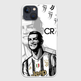 Чехол для iPhone 13 с принтом КРИШТИАНУ РОНАЛДУ   УЗОР в Санкт-Петербурге,  |  | cristiano ronaldo | football | juventus | sport | криштиану роналду | минимализм. | сборная португалии | спорт | футбол | ювентус