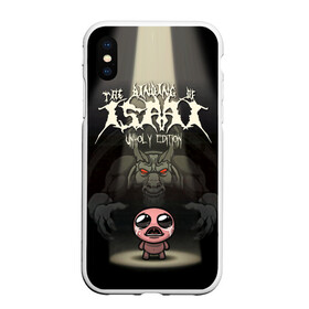 Чехол для iPhone XS Max матовый с принтом The Binding of Isaac в Санкт-Петербурге, Силикон | Область печати: задняя сторона чехла, без боковых панелей | 2d | the binding of isaac | жертвоприношение исаака | игра | компьютерная