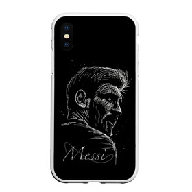 Чехол для iPhone XS Max матовый с принтом ЛИОНЕЛЬ МЕССИ / LIONEL MESSI в Санкт-Петербурге, Силикон | Область печати: задняя сторона чехла, без боковых панелей | argentina | barcelona | football | lionel andrs messi | sport | uefa | аргентина | барселона | лионель месси | спорт | уефа. | футбол