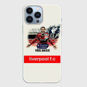 Чехол для iPhone 13 Pro Max с принтом Вирджил ван Дейк YNWA в Санкт-Петербурге,  |  | virgil van dijk | ynwa | you’ll never walk alone | вирджил ван дейк | защитник | ливер | ливерпуль | ты никогда не будешь один | футбол