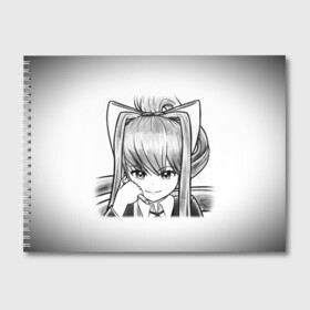 Альбом для рисования с принтом Doki Doki Literature Club в Санкт-Петербурге, 100% бумага
 | матовая бумага, плотность 200 мг. | Тематика изображения на принте: anime | doki doki literature club | monika | natsuki | sayori | yuri | аниме | доки доки | доки доки литературный клуб | моника | нацуки | саёри | юри