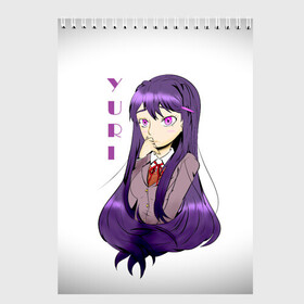 Скетчбук с принтом Doki Doki YURI в Санкт-Петербурге, 100% бумага
 | 48 листов, плотность листов — 100 г/м2, плотность картонной обложки — 250 г/м2. Листы скреплены сверху удобной пружинной спиралью | anime | doki doki literature club | monika | natsuki | sayori | yuri | аниме | доки доки | доки доки литературный клуб | моника | нацуки | саёри | юри