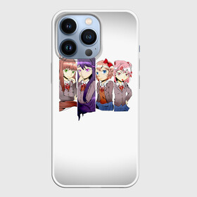 Чехол для iPhone 13 Pro с принтом Doki Doki Literature Club в Санкт-Петербурге,  |  | anime | doki doki literature club | monika | natsuki | sayori | yuri | аниме | доки доки | доки доки литературный клуб | моника | нацуки | саёри | юри