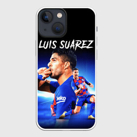 Чехол для iPhone 13 mini с принтом LUIS SUAREZ   ЛУИС СУАРЕС в Санкт-Петербурге,  |  | barcelona | football | luis suarez | sport | uefa | барселона | луис суарес | спорт | уефа. | футбол