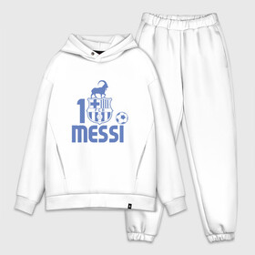 Мужской костюм хлопок OVERSIZE с принтом Messi   The GOAT в Санкт-Петербурге,  |  | argentina | barca | barcelona | football | lionel | messi | spain | sport | аргентина | барса | барселона | гол | золотой мяч | игрок | испания | камп ноу | лионель | месси | мяч | спорт | тренер | футбол | чемпион |