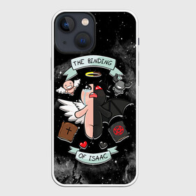 Чехол для iPhone 13 mini с принтом Sides of Isaac в Санкт-Петербурге,  |  | binding | game | games | hell | isaac | the binding of isaac | ад | жертвоприношение исаака | игра | игры | исаак