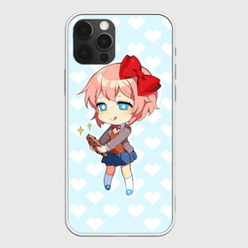 Чехол для iPhone 12 Pro Max с принтом Chibi Sayori в Санкт-Петербурге, Силикон |  | ddlc | doki doki literature club | sayori | саёри | сайори