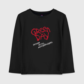 Детский лонгслив хлопок с принтом Green Day Unicorn в Санкт-Петербурге, 100% хлопок | круглый вырез горловины, полуприлегающий силуэт, длина до линии бедер | billie joe armstrong | green day | punk | rock | unicorn | билли джо | грин дей | панк | рок