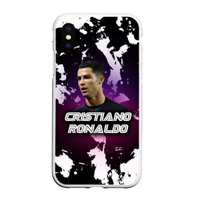 Чехол для iPhone XS Max матовый с принтом Cristiano Ronaldo в Санкт-Петербурге, Силикон | Область печати: задняя сторона чехла, без боковых панелей | cristiano | cristiano ronaldo | ronaldo | криштиану роналду | криштиану роналду душ сантуш авейру | португалия | ювентус