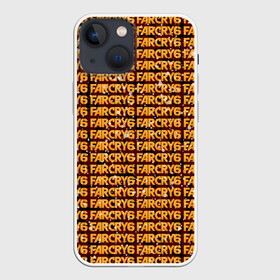 Чехол для iPhone 13 mini с принтом Far Cry 6 в Санкт-Петербурге,  |  | far cry 6 | игра | лого | надпись | текстура | частицы