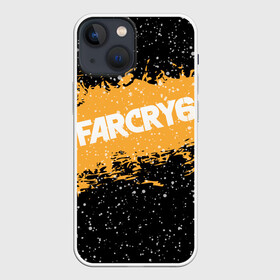 Чехол для iPhone 13 mini с принтом Far Cry 6 в Санкт-Петербурге,  |  | far cry 6 | игра | капли | лого | надпись | снег | частицы