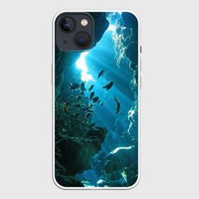 Чехол для iPhone 13 с принтом Коралловые рыбки в Санкт-Петербурге,  |  | коралловые | кораллы | море | морские обитатели | океан | подводный мир | рыбки