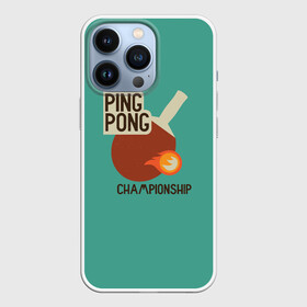 Чехол для iPhone 13 Pro с принтом ping pong в Санкт-Петербурге,  |  | Тематика изображения на принте: ping pong | sport | tennis | настольный теннис | пинг понг | ракетка | спорт | теннис