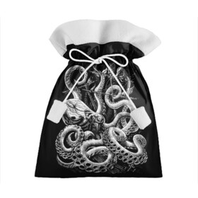 Подарочный 3D мешок с принтом Кракен Монстр в Санкт-Петербурге, 100% полиэстер | Размер: 29*39 см | animal | beast | kraken | monster | ocean | octopus | sea | ship | water | вода | животные | звери | корабль | кракен | монстр | море | океан | осьминог | рыбы | щупальца