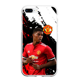 Чехол для iPhone 7Plus/8 Plus матовый с принтом Manchester United: Рашфорд. в Санкт-Петербурге, Силикон | Область печати: задняя сторона чехла, без боковых панелей | fc | fcmu | football | football club | manchester united | marcus rashford | red devils | sport | красные дьяволы | манчестер юнайтед | маркус рашфорд | спорт | фк | фкмю | футбол | футбольный клуб