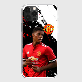 Чехол для iPhone 12 Pro с принтом Manchester United: Рашфорд. в Санкт-Петербурге, силикон | область печати: задняя сторона чехла, без боковых панелей | Тематика изображения на принте: fc | fcmu | football | football club | manchester united | marcus rashford | red devils | sport | красные дьяволы | манчестер юнайтед | маркус рашфорд | спорт | фк | фкмю | футбол | футбольный клуб