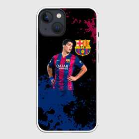 Чехол для iPhone 13 с принтом Barcelona: Луис Суарес. в Санкт-Петербурге,  |  | barca | barcelona | fc barca | luis suarez | барка | барселона | луис суарес