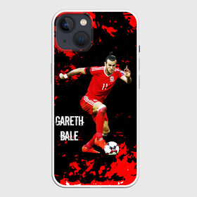 Чехол для iPhone 13 с принтом Бэйл Гарет в Санкт-Петербурге,  |  | fly emirates | football | gareth bale | real madrid | sport | tottenham | гарет бэйл | гол | известные личности | испания | мужчинам | мяч | реал мадрид | спорт | спортсмены | тоттенхэм хотспур | уэльс | футболист | хобб