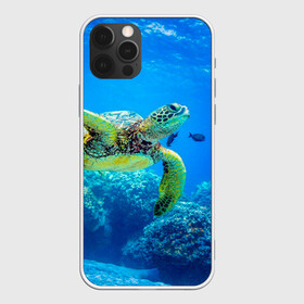 Чехол для iPhone 12 Pro Max с принтом Морская черепаха в Санкт-Петербурге, Силикон |  | морская черепаха | океан | подводный мир | черепаха