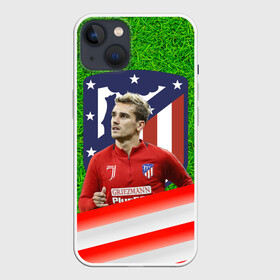 Чехол для iPhone 13 с принтом Антуан Гризманн | Antoine Griezmann (+спина) (Z) в Санкт-Петербурге,  |  | antoine griezmann | антуан гризманн | атлетико | барса | барселона | гризман | реал сосьедад | сборная франции