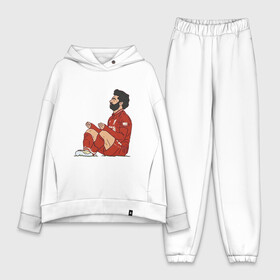 Женский костюм хлопок Oversize с принтом Salah   Liverpool в Санкт-Петербурге,  |  | england | football | liverpool | salah | sport | англия | гол | египет | клопп | кубок | ливерпуль | мохамед | мяч | салах | спорт | футбол | футболист | чемпион | чемпионат