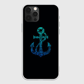 Чехол для iPhone 12 Pro Max с принтом Navy. Anchor в Санкт-Петербурге, Силикон |  | Тематика изображения на принте: anchor | fish | gradient | marine | mermaid | navy | ocean | octopus | sailor | sea | shark | ship | skull | treasure | whale | акула | градиент | кит | корабль | море | морской | моряк | океан | осьминог | русалка | рыба | сокровище | 