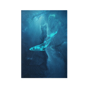 Обложка для паспорта матовая кожа с принтом ЗВЕЗДНЫЙ КИТ | STAR WHALE (Z) в Санкт-Петербурге, натуральная матовая кожа | размер 19,3 х 13,7 см; прозрачные пластиковые крепления | mastodon | rorqual | whale | звездный кит | кит | китовый | космо кит | космосический | левиафан | мастадонт | мастак | столп