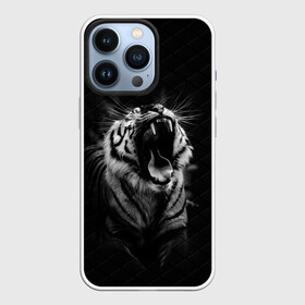 Чехол для iPhone 13 Pro с принтом Тигр рычит | Tiger realistic в Санкт-Петербурге,  |  | furry | low poly | tiger | восточный тигр | год тигра | голова | кошка | лоу поли | тигр | тигренок | фурри | хищник
